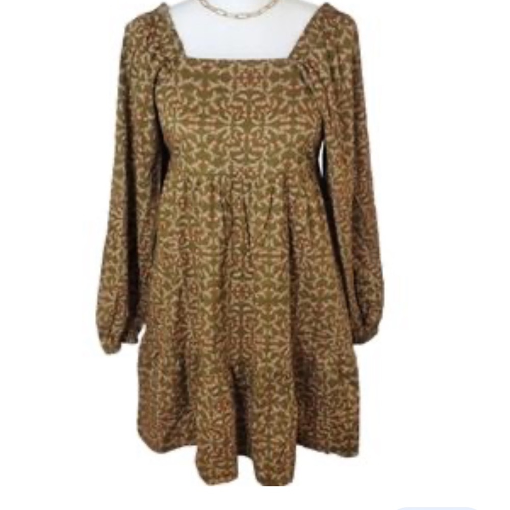 Major sale $11 was $25 New Universal Thread long puff sleeves pioneer dress - Picture 11 of 12
